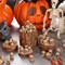 40 Pcs Halloween Mini Skulls Miniature Resin Skeleton Heads Figurine Bulk Creepy Mini Skull Statues Decorations for Halloween Miniature Dollhouse Garden Vase Table Decor Party Favor